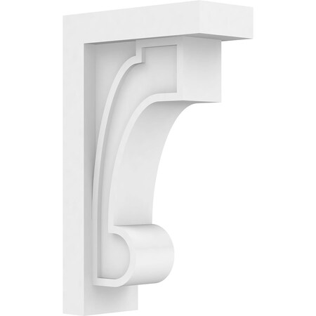 Ekena Millwork Standard Alma Architectural Grade PVC Corbel, 3 1/2"W x 8"D x 13 3/8"H CORP04X08X13ALM